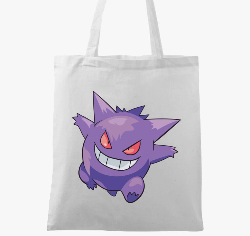 Gengar pokemon vászontáska — Fehér