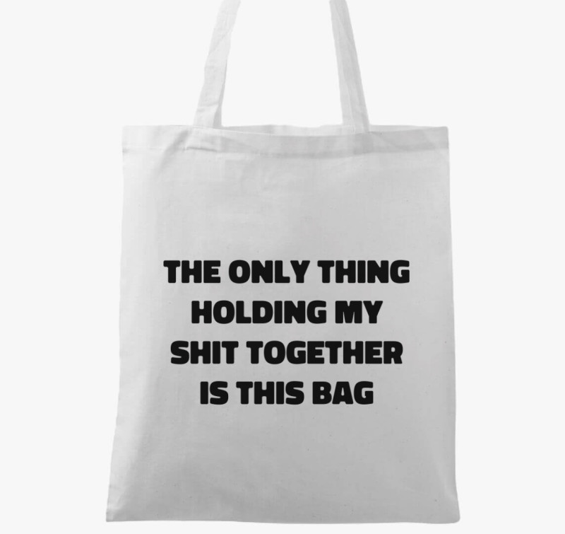 Shit bag vászontáska — Fehér