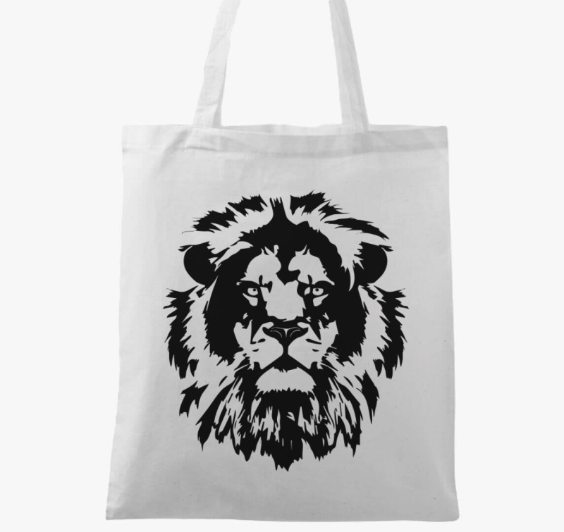 Lion vászontáska — Fehér