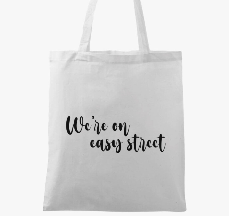 Easy street vászontáska — Fehér