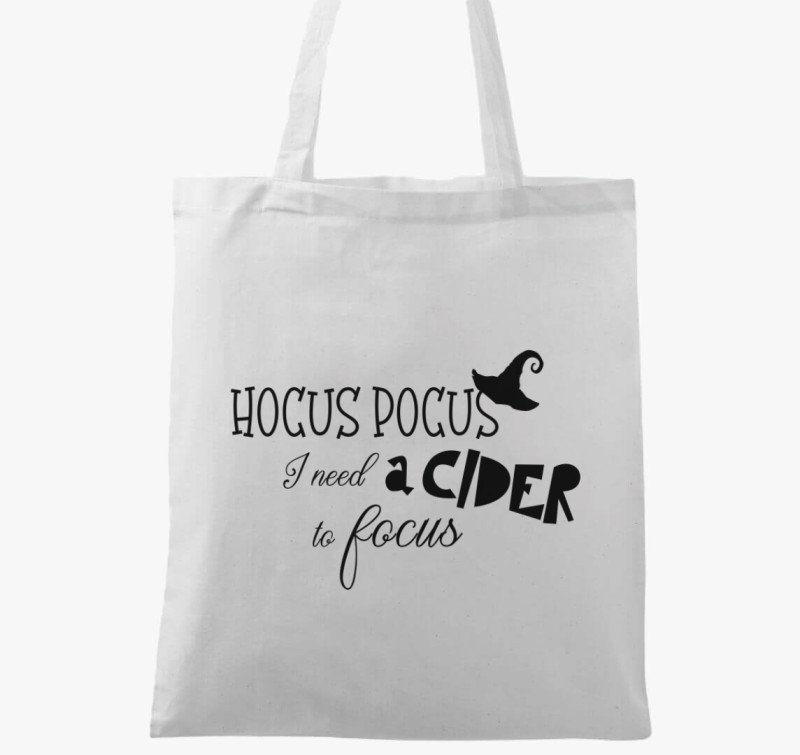 Hocus Pocus cider vászontáska — Fehér