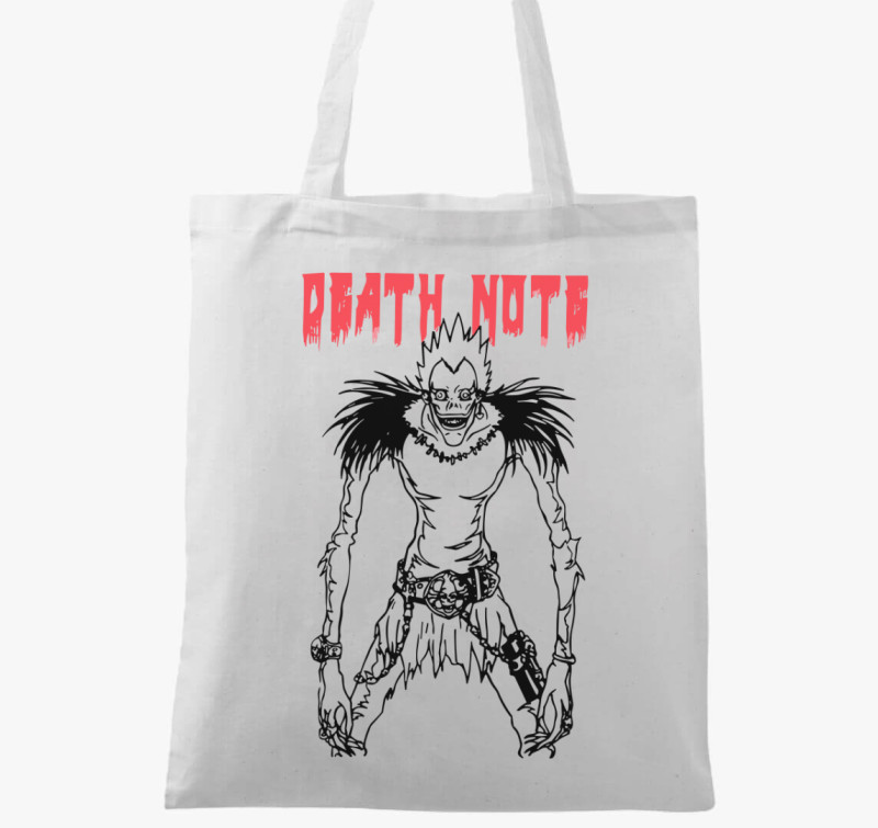 Deathnote art vászontáska — Fehér