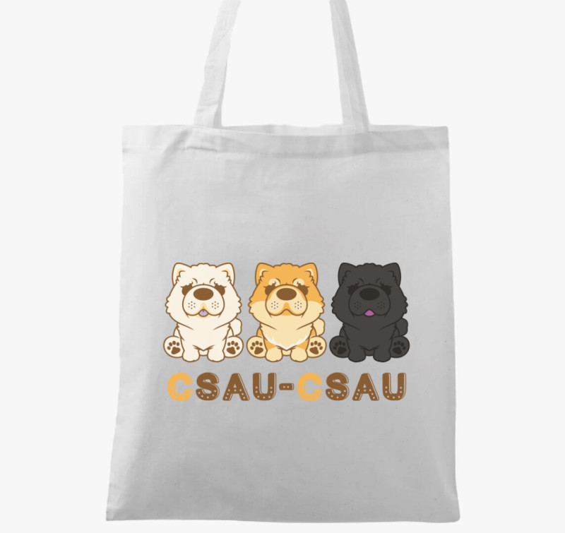 3 csaucsau vászontáska — Fehér
