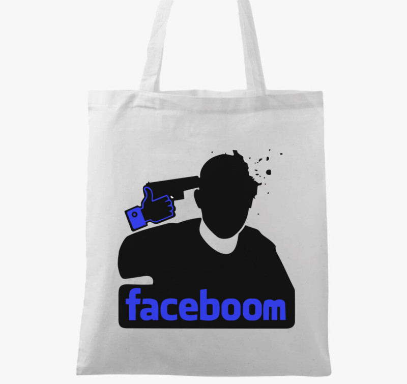 Faceboom vászontáska — Fehér