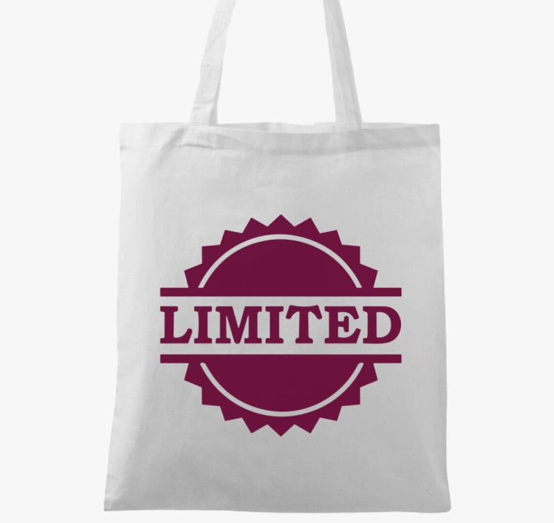 Limited vászontáska — Fehér