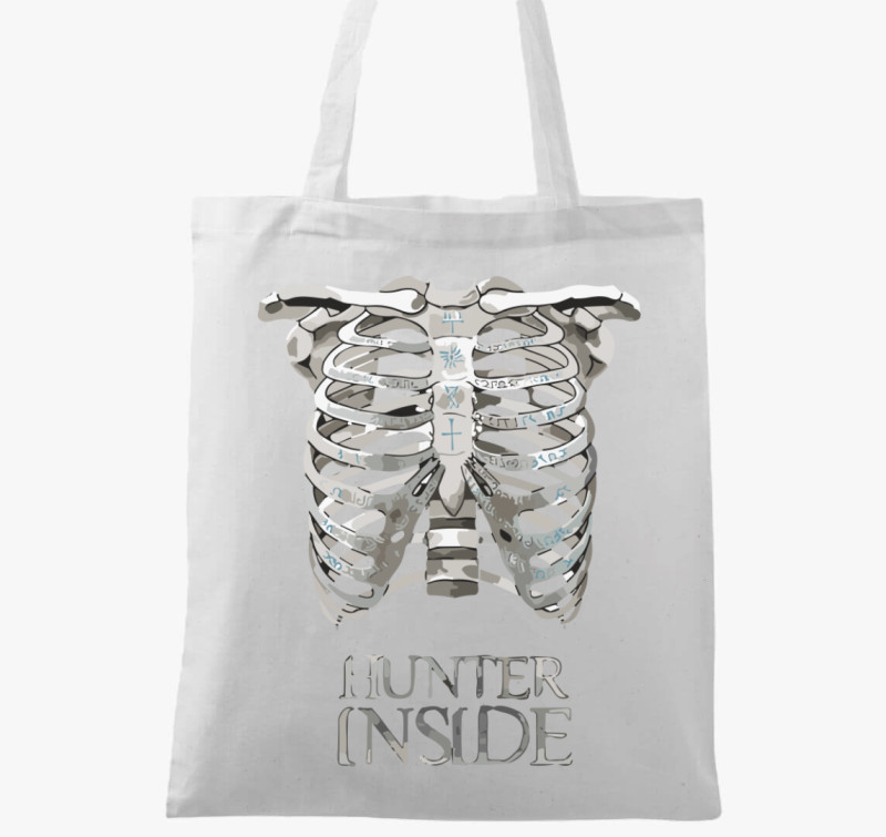 Hunter Inside Supernatural vászontáska — Fehér