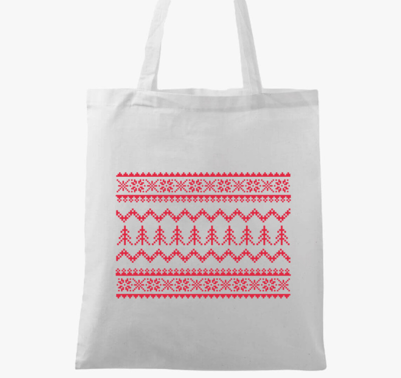 Xmas ugly vászontáska — Fehér