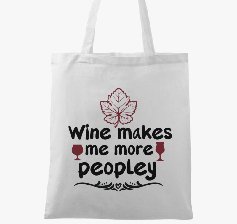 Peopley vászontáska — Fehér
