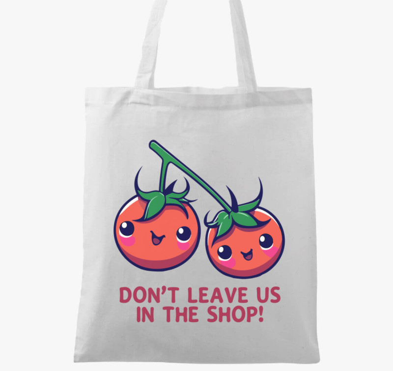 Shop tomato vászontáska — Fehér