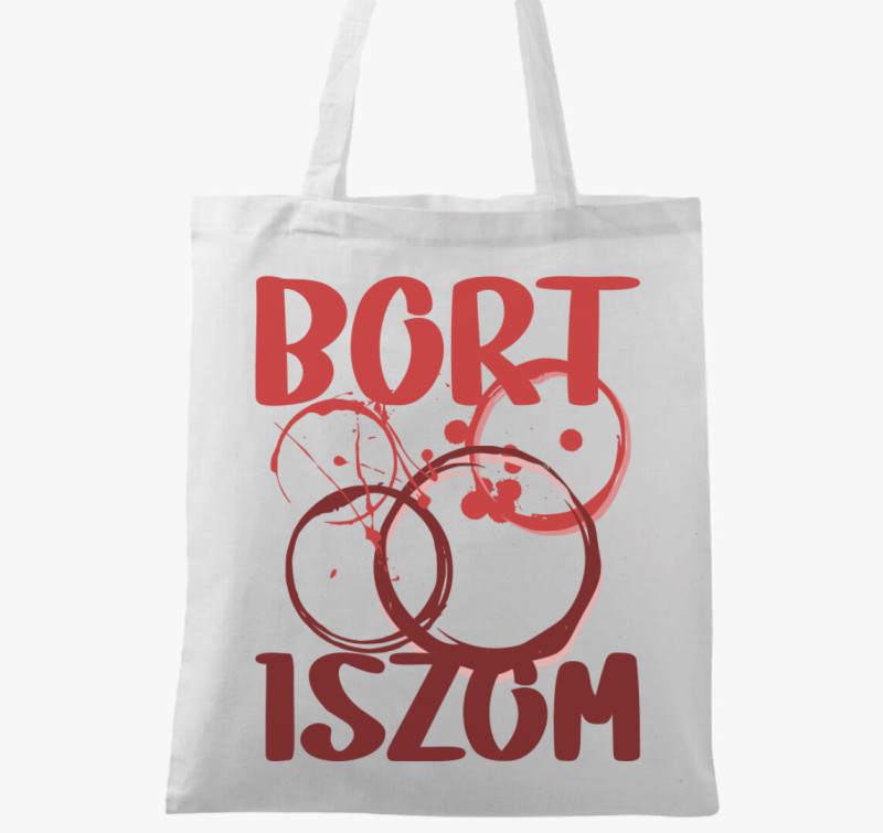Bort iszom vászontáska — Fehér