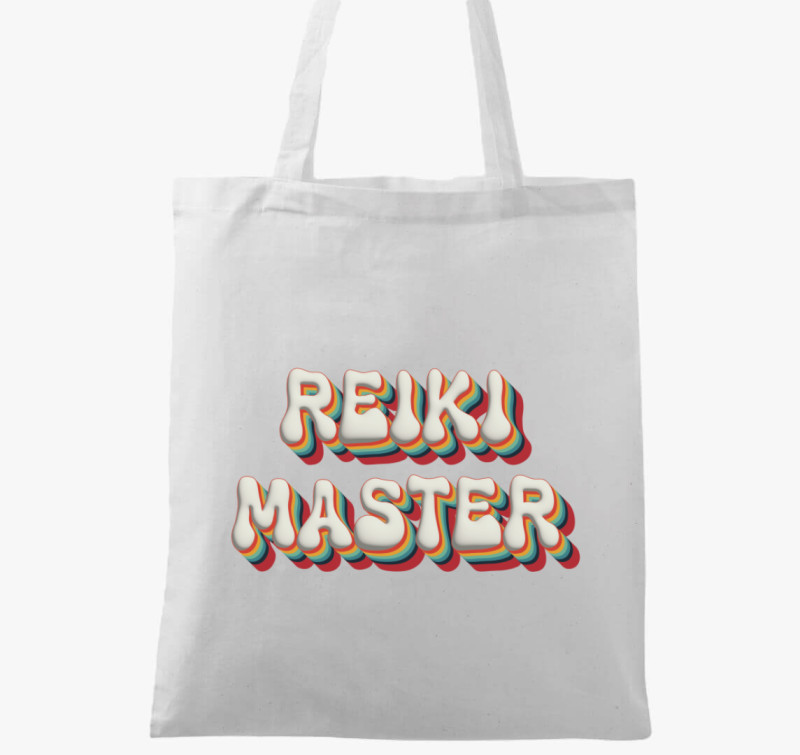 Reiki mester vászontáska — Fehér