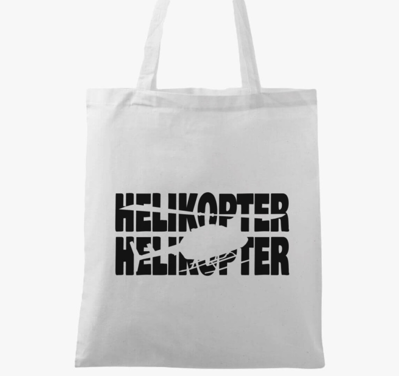 Helikopter Helikopter vászontáska — Fehér