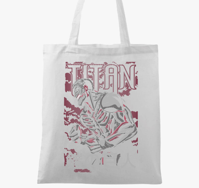 Attack On Titan - The Armored Titan vászontáska — Fehér