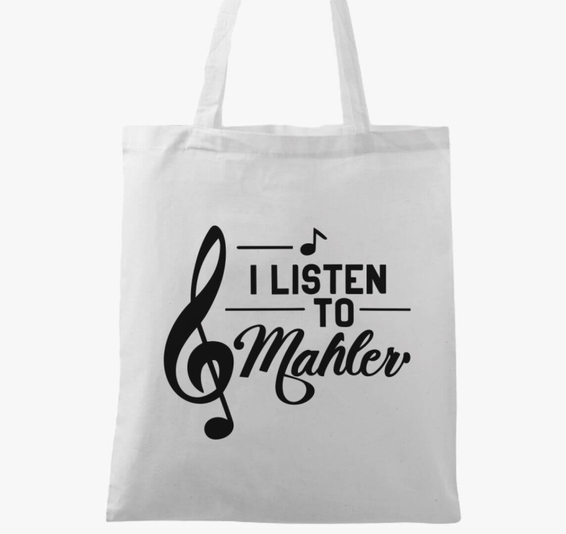 Mahler listen vászontáska — Fehér