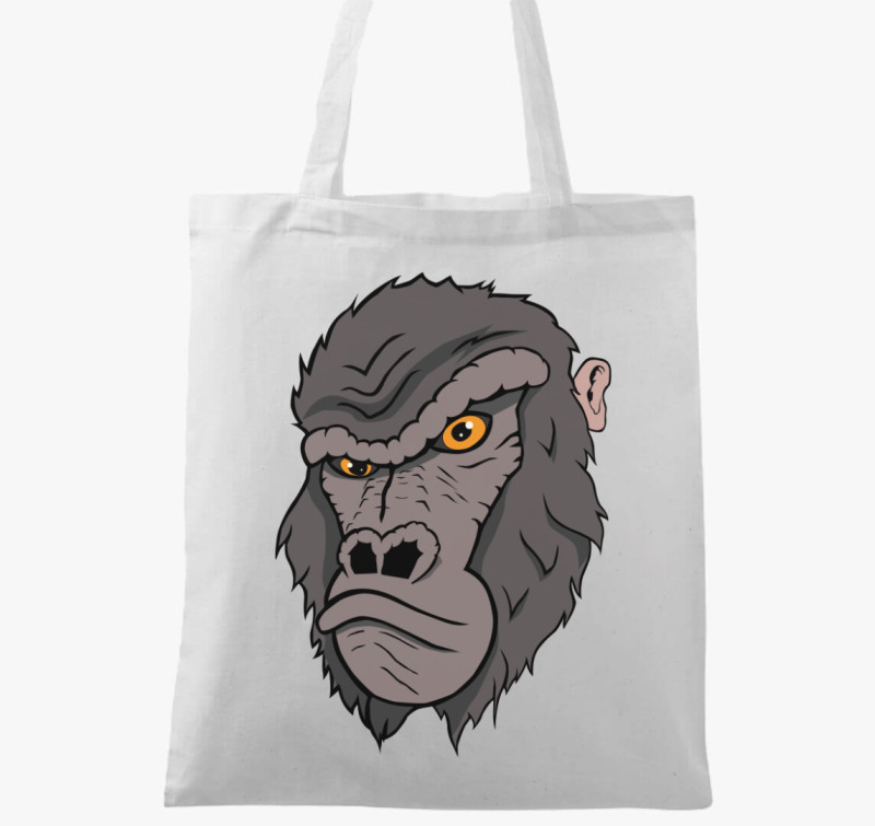 Bruti a gorilla vászontáska — Fehér