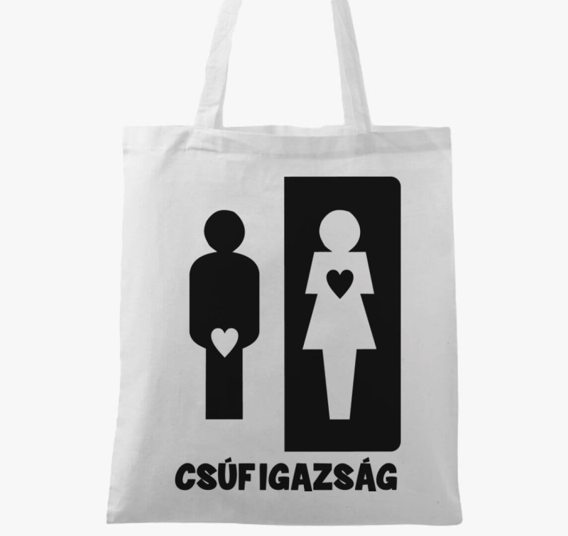 Csúf igazság vászontáska — Fehér