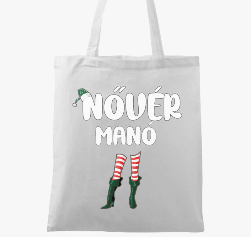Nővér manós vászontáska — Fehér