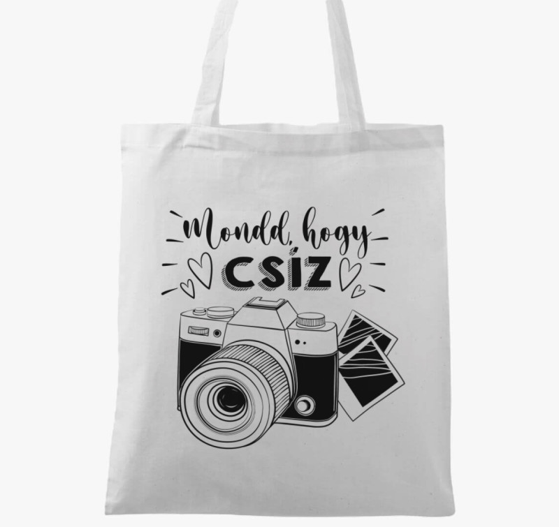 Mondd, hogy CSÍZ vászontáska — Fehér