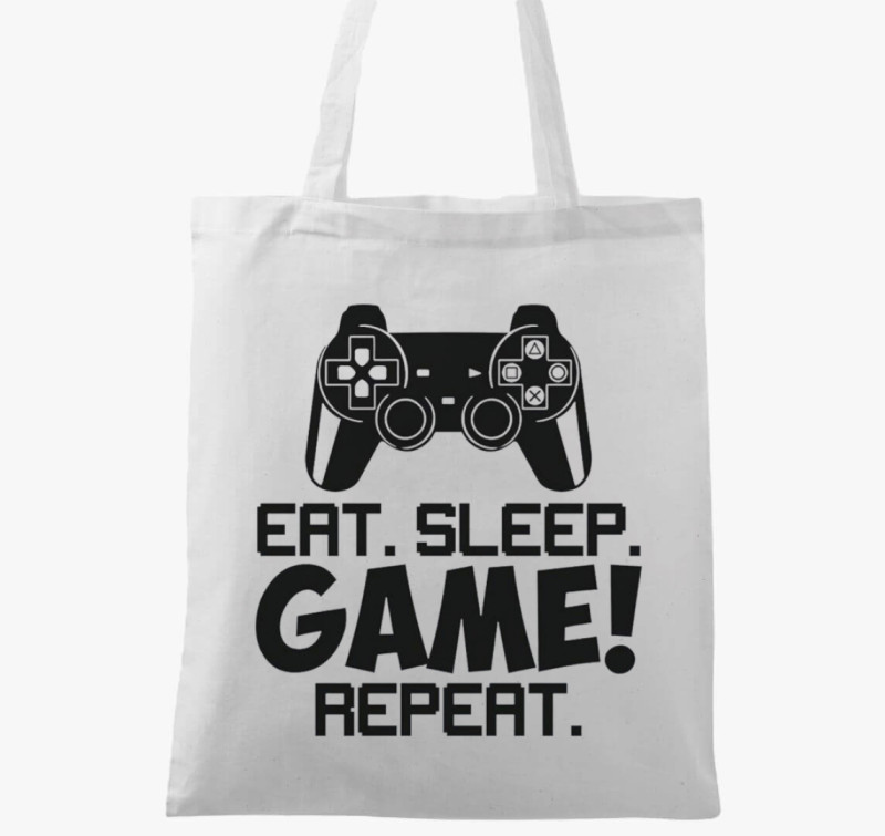 Vérbeli gamer vászontáska — Fehér