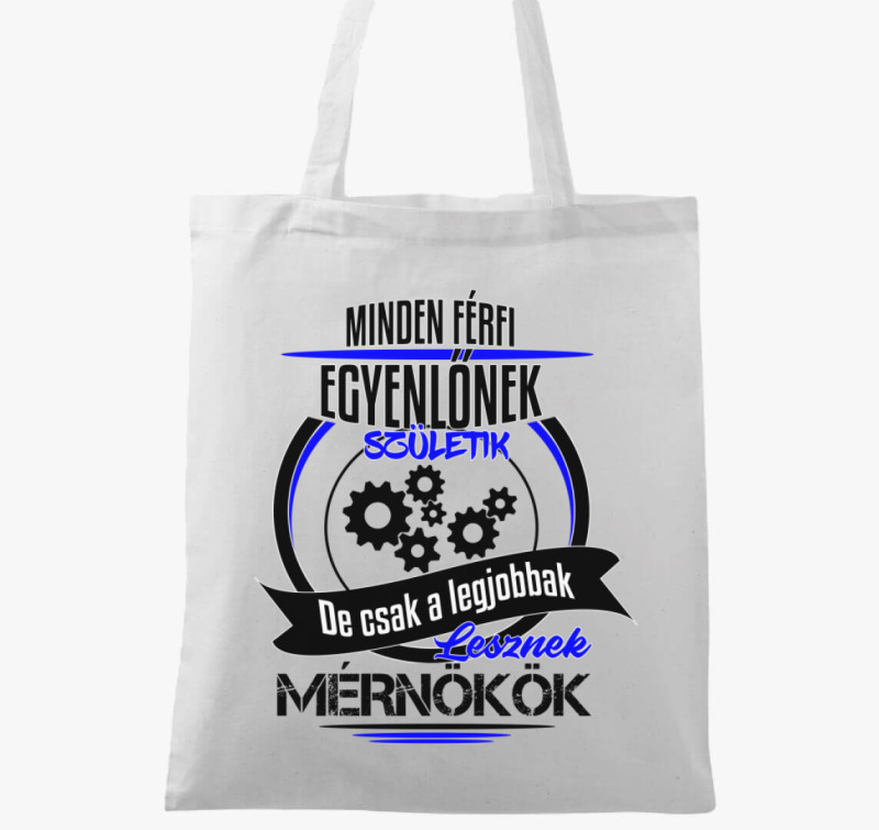Legjobb mérnök vászontáska — Fehér