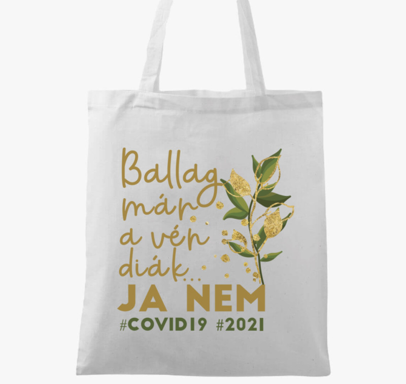 Ballagós vászontáska 2.0 — Fehér