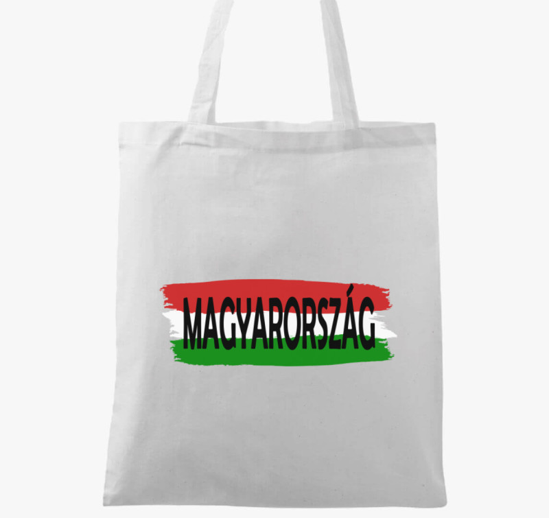 Magyarország vászontáska szurkolóknak — Fehér