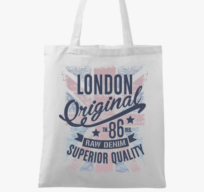 London Original - Prémium vászontáska — Fehér