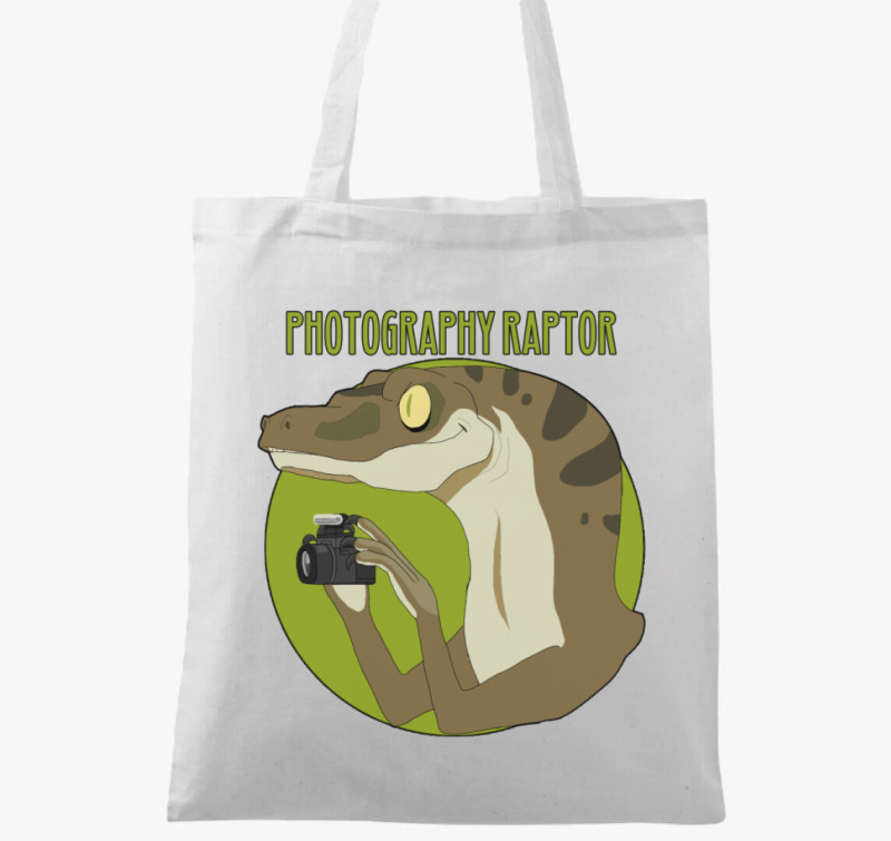 Fotográf Raptor vászontáska — Fehér