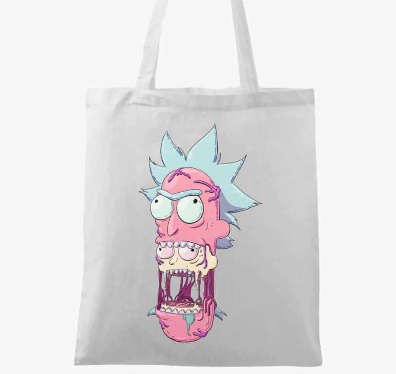 Rick N Morty vászontáska — Fehér