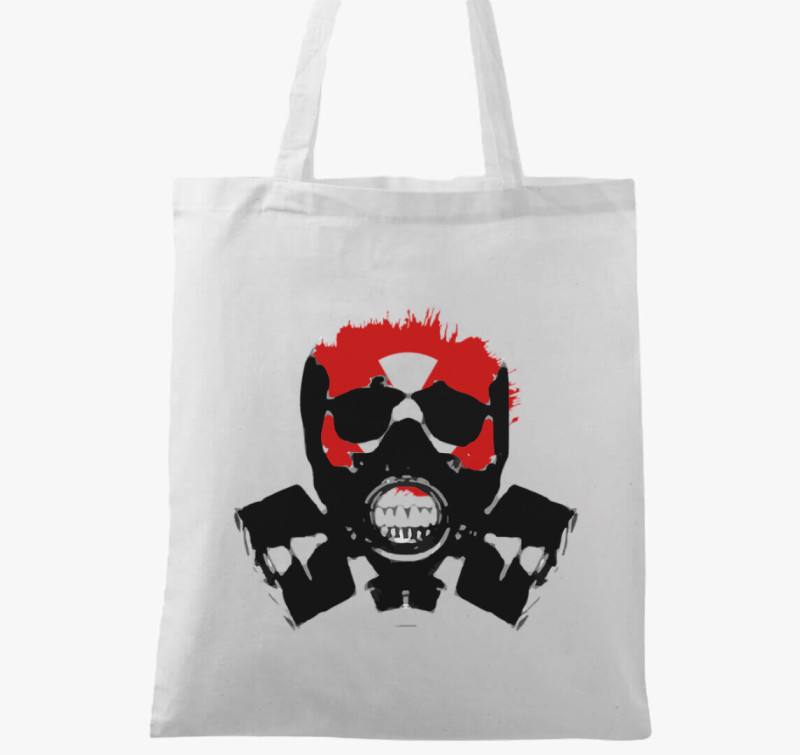 Gasmask vászontáska — Fehér