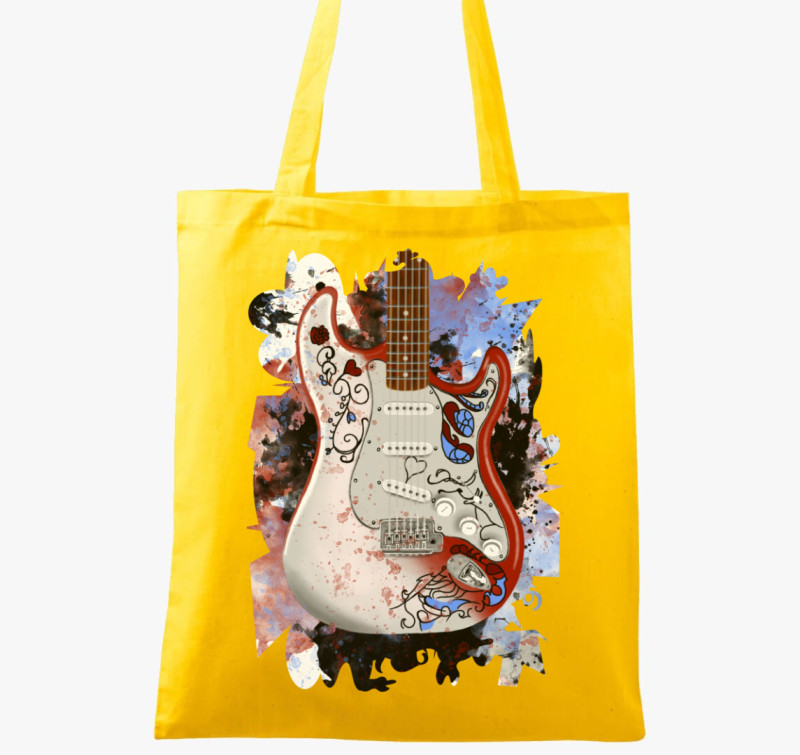 Jimi Hendrix gitár vászontáska — Sárga