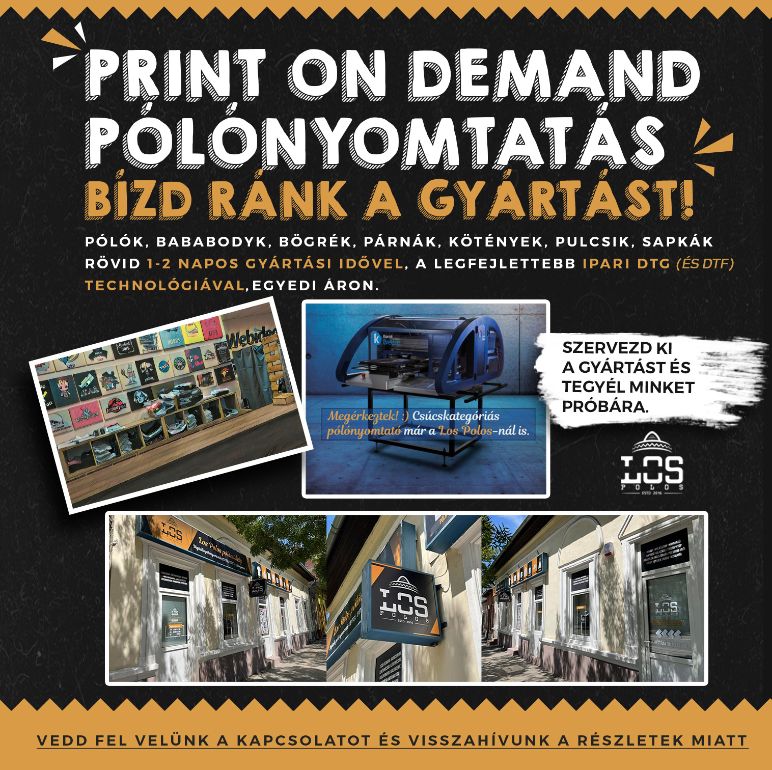 print on demand pólónyomtatás